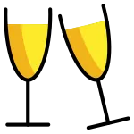 Clinking Glasses SVG Icon
